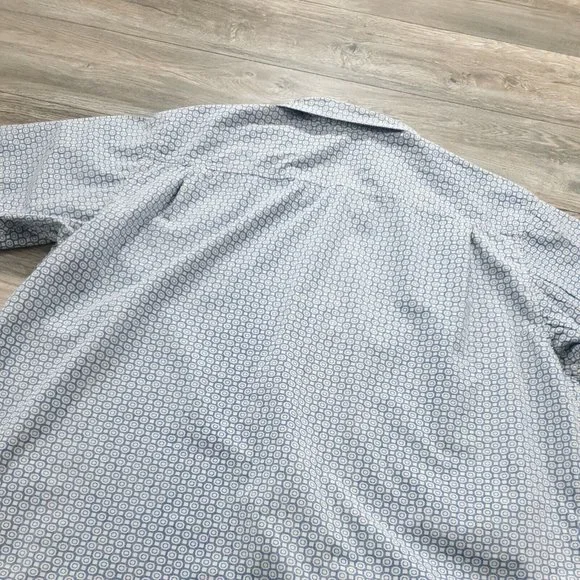 Markham 2XL Short Sleeve Mens Shirt Casual Soft Blue Office Vacation Beach Relax - Picture 6 of 8